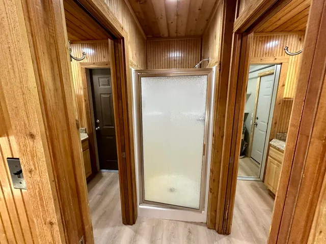 a view of front door