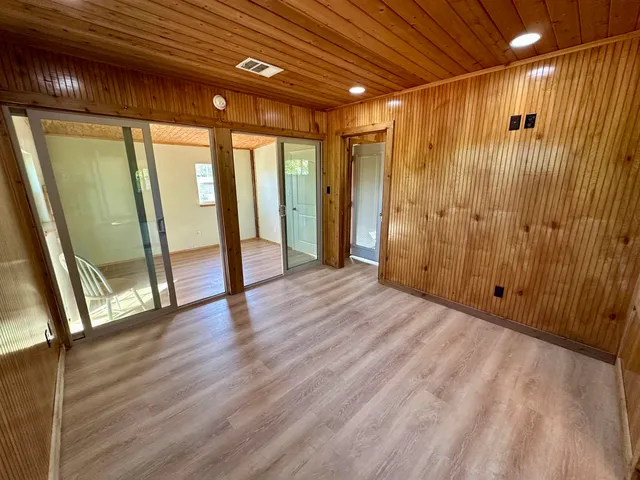 a view of an empty room