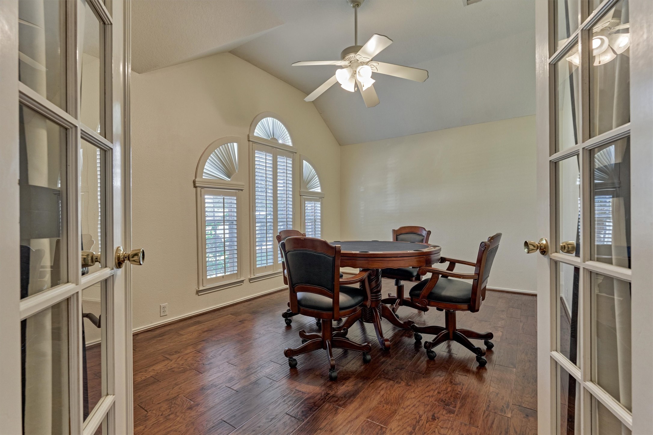 20835 Louetta Oak Drive Spring, TX 77388 - Photo 12 of 37 a view of a dining room with furniture window and wooden floor