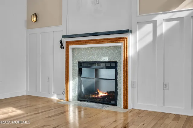 a view of a swimming pool with an outdoor seating