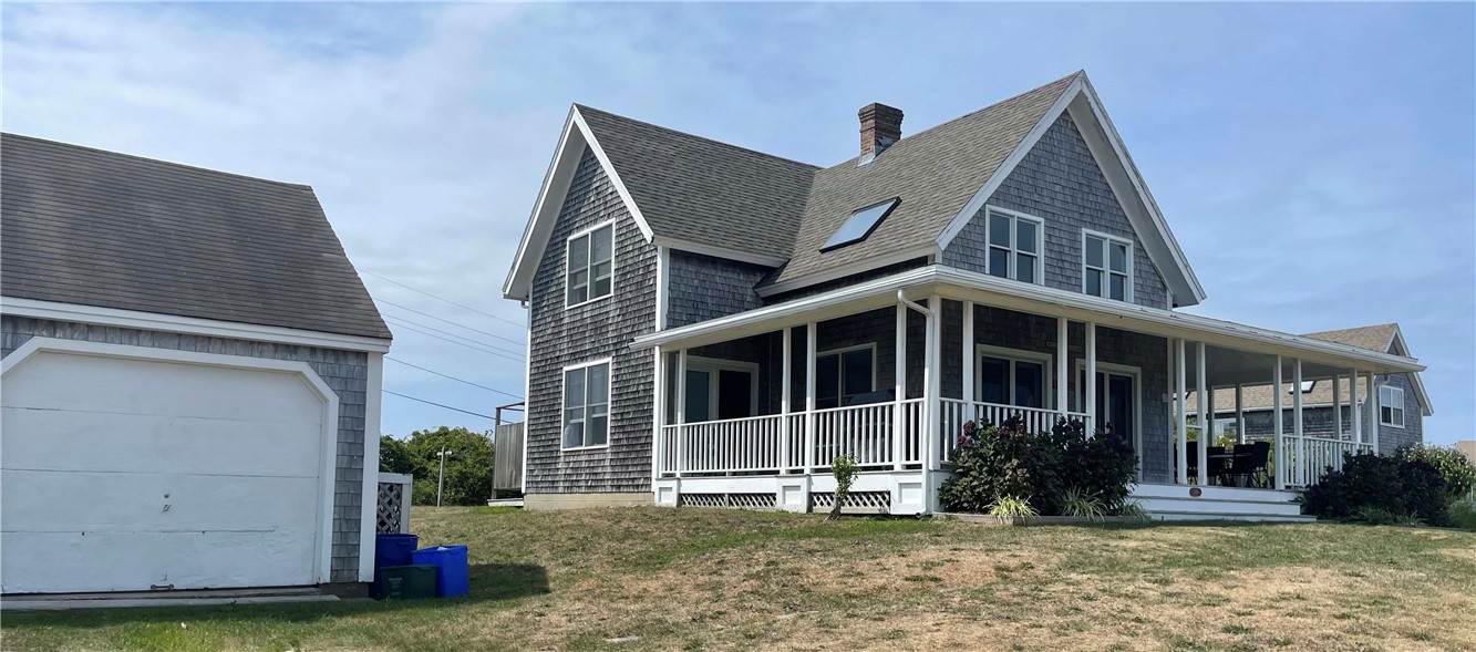 249 Old Town Road Block Island, RI 02807 - Photo 4 of 35 Exterior Front with Garage