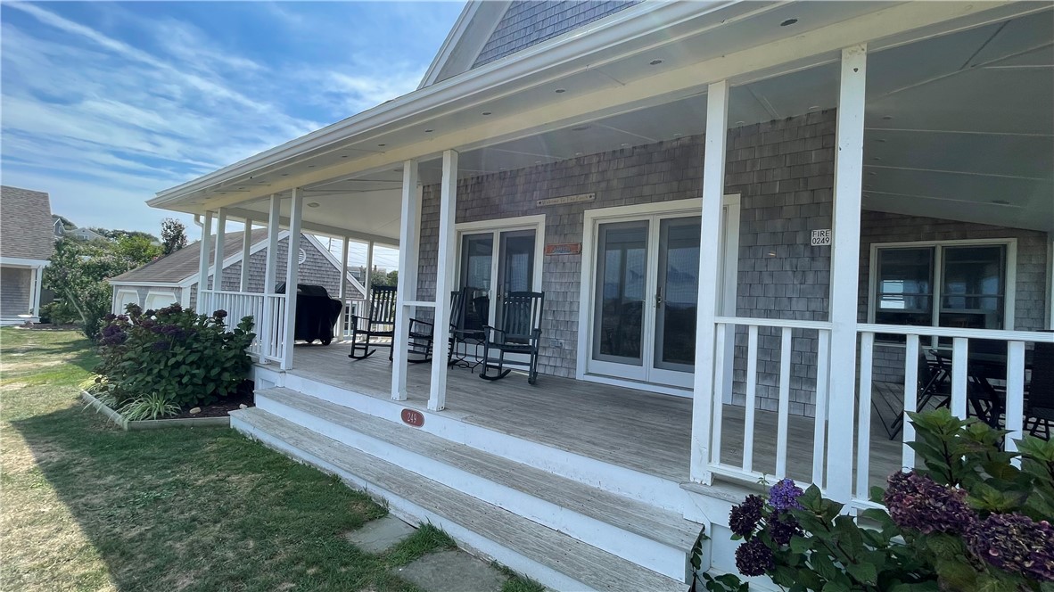 249 Old Town Road Block Island, RI 02807 - Photo 8 of 35 Covered Porch