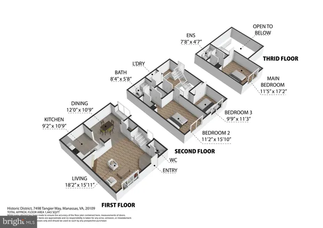 $375,000 | 7498 Tangier Way, Manassas, VA 20109