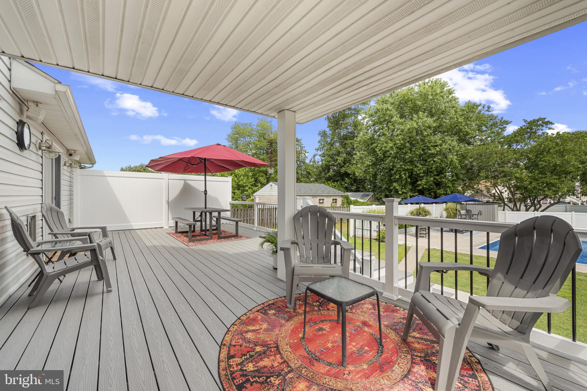 332 Poplar Road Baltimore, MD 21221 - Photo 45 of 59 a view of a chairs on the roof deck