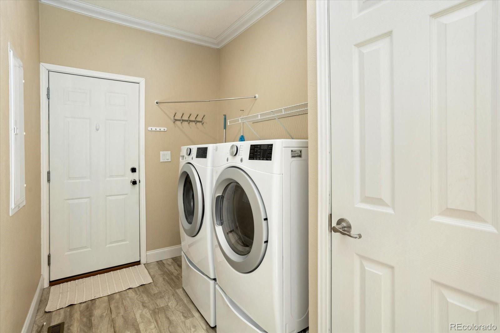 655 Quarry Station Poncha Springs, CO 81242 - Photo 23 of 41 a utility room with dryer and washer