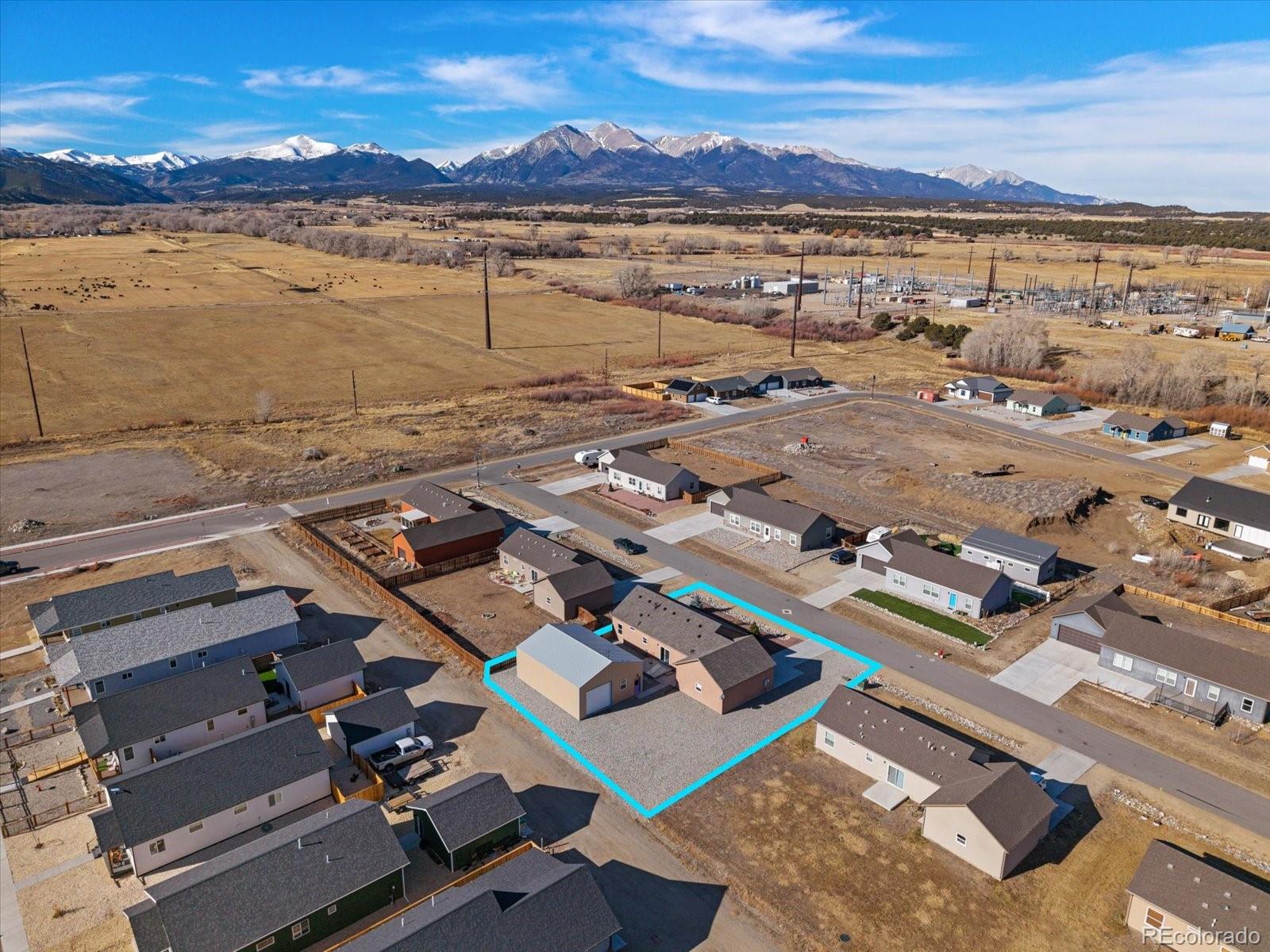 655 Quarry Station Poncha Springs, CO 81242 - Photo 39 of 41 an aerial view of residential building with outdoor space