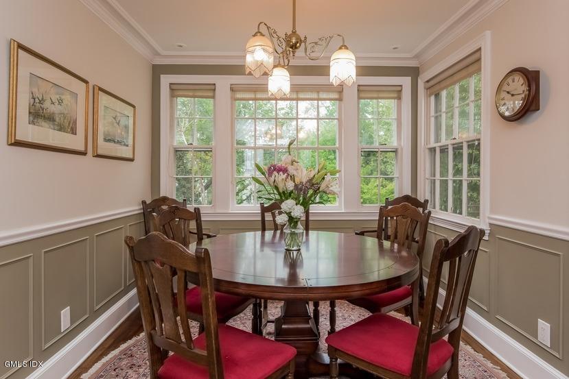 15 Pierce Road Riverside, CT 06878 - Photo 4 of 23 a view of a dining room with furniture window and outside view