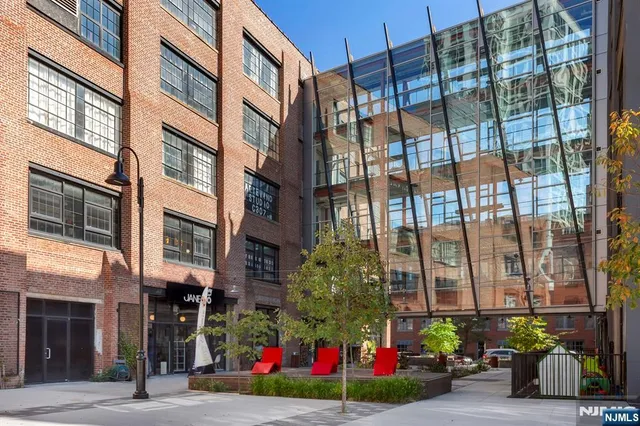 a front view of retail shop with an outdoor space