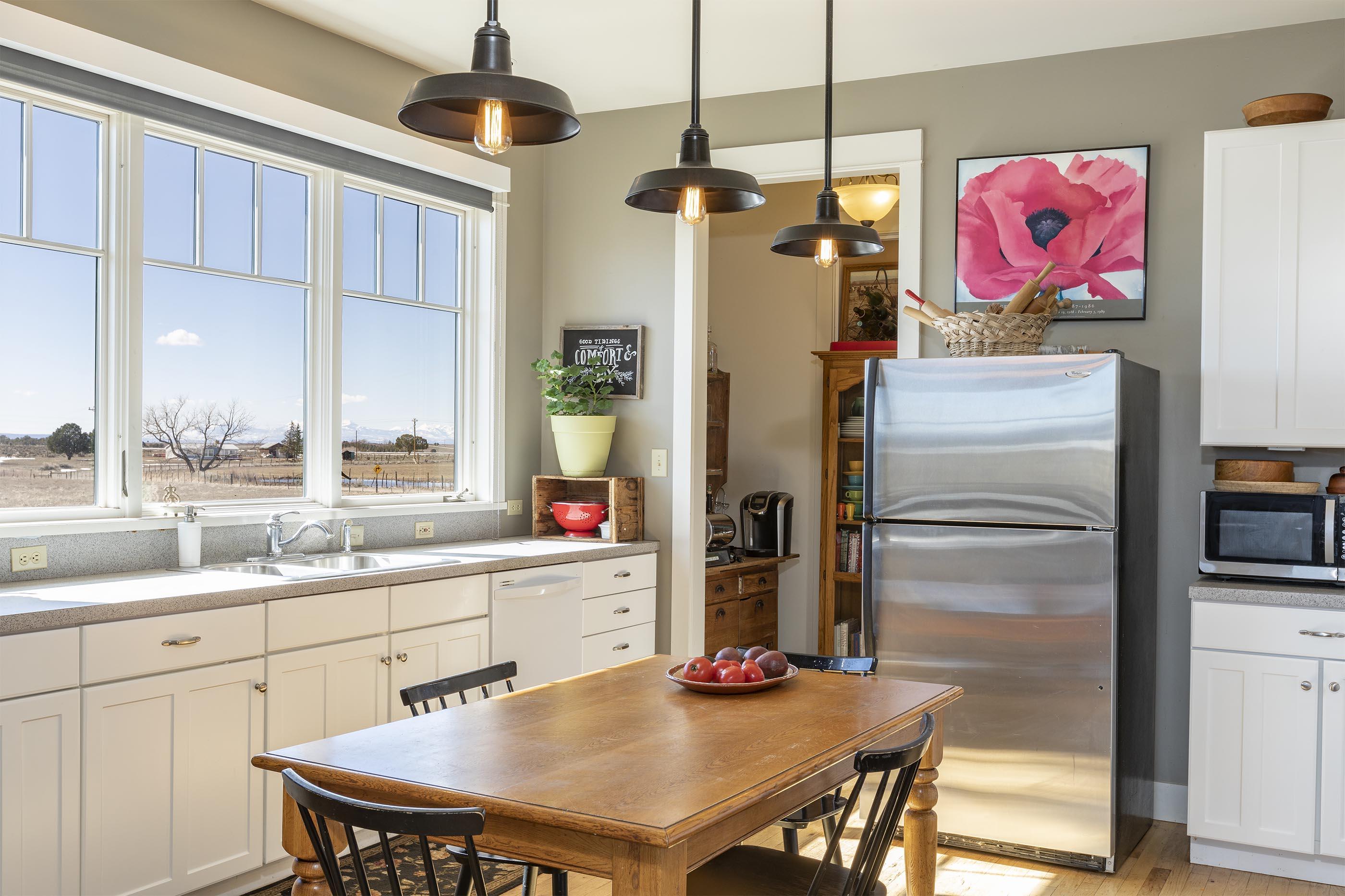 310 40aa Road Norwood, CO 81423 - Photo 6 of 35 a kitchen with a refrigerator a stove and a sink