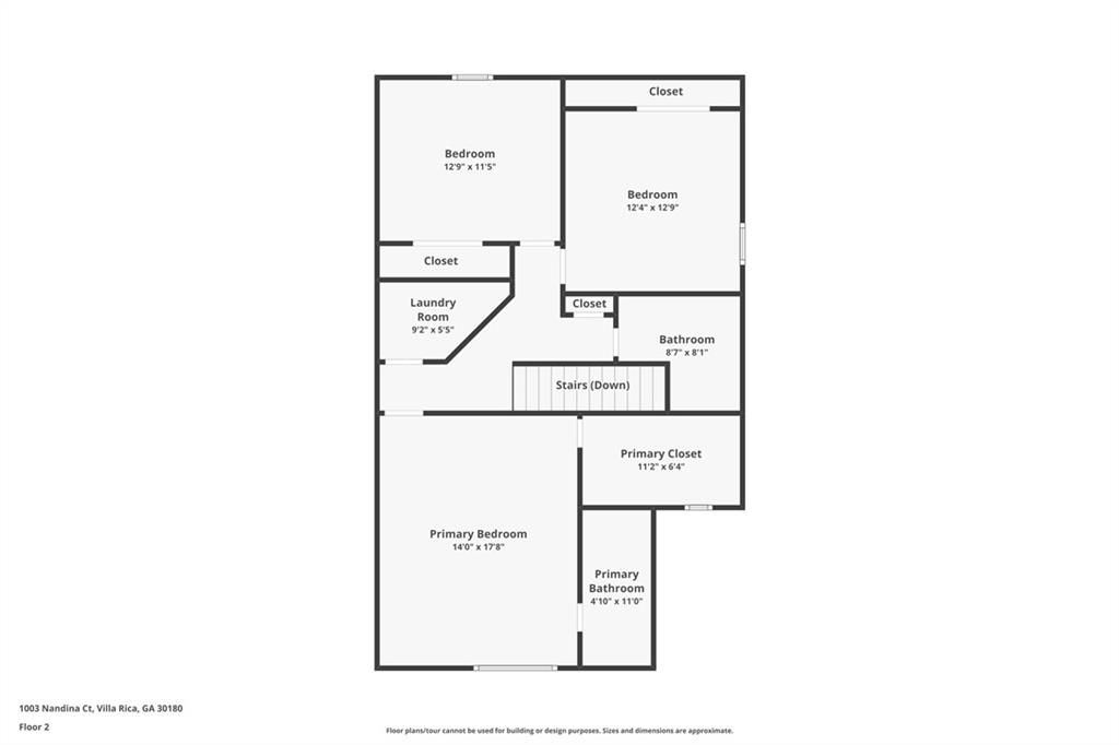1003 Nandina Court Villa Rica, GA 30180 - Photo 30 of 43 a picture of a floor plan