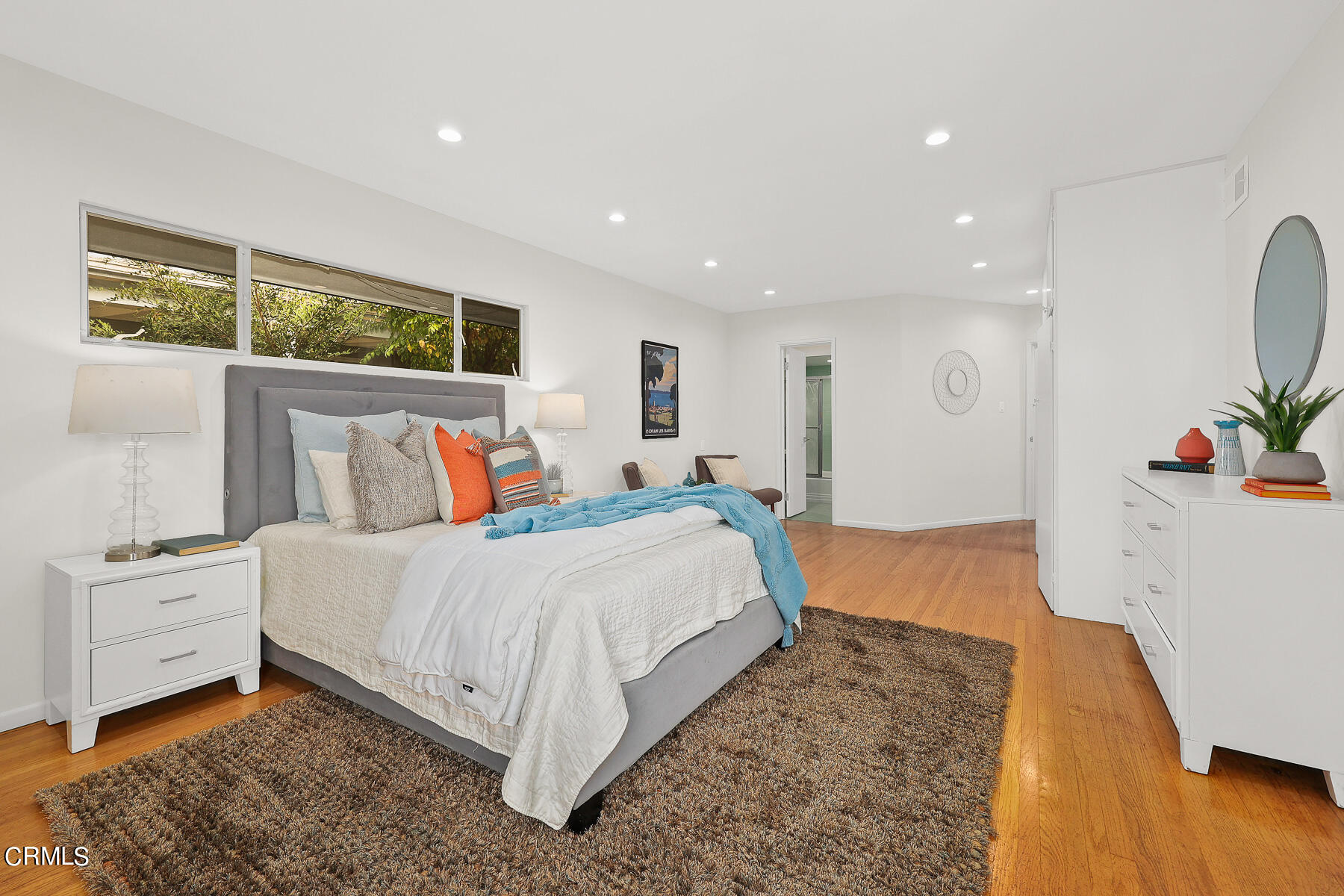 515 Cliff Drive Pasadena, CA 91107 - Photo 19 of 37 a bed room with a bed and a couch