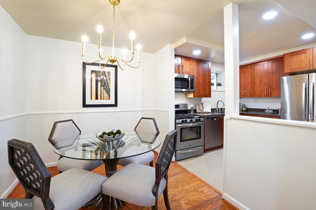 1935 Lyttonsville Road, Unit 1935 Silver Spring, MD 20910 - Photo 11 of 33 Dining Room off of kitchen
