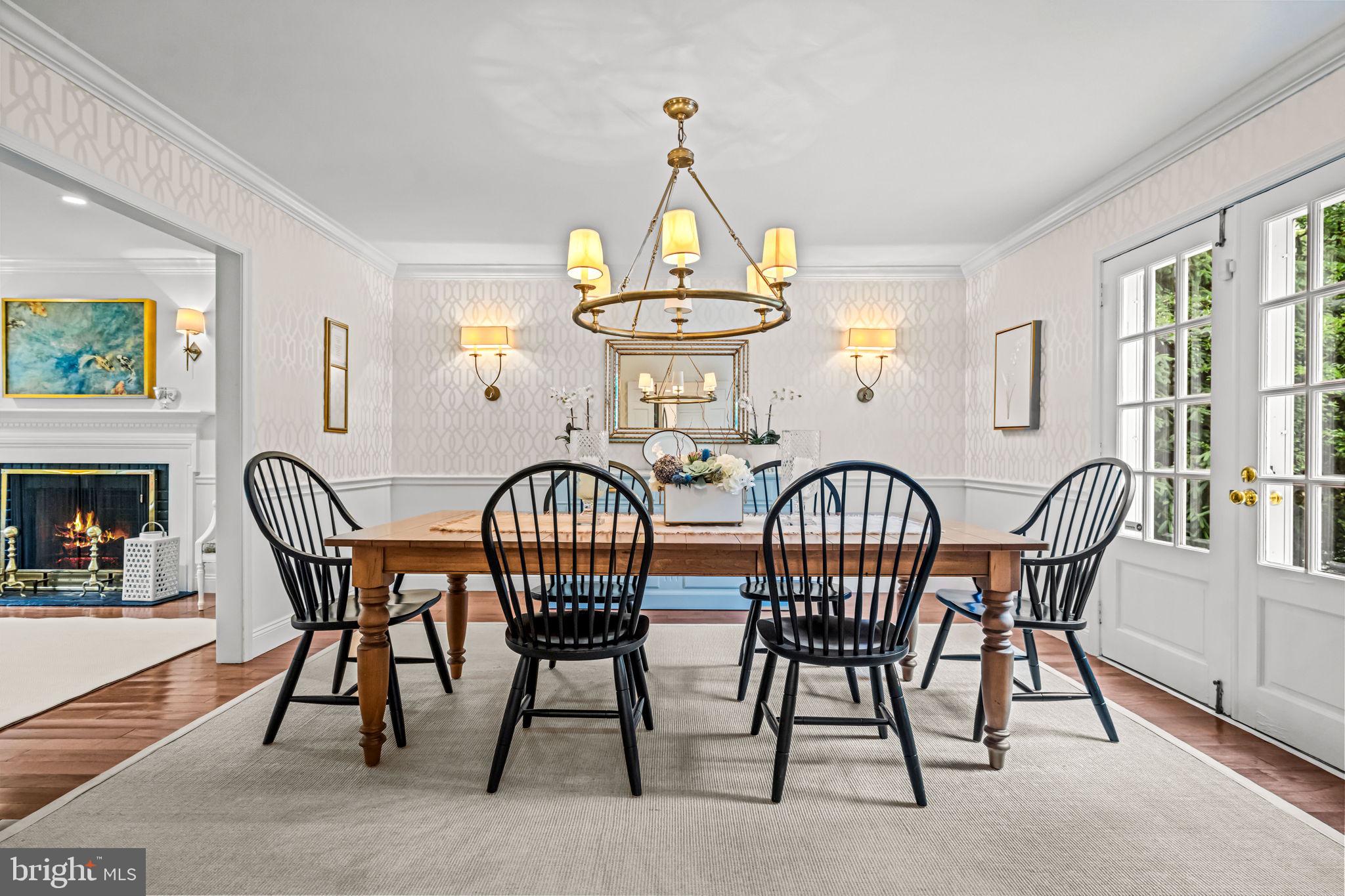 363 Colket Lane Wayne, PA 19087 - Photo 11 of 52 a view of a livingroom with furniture wooden floor and a chandelier