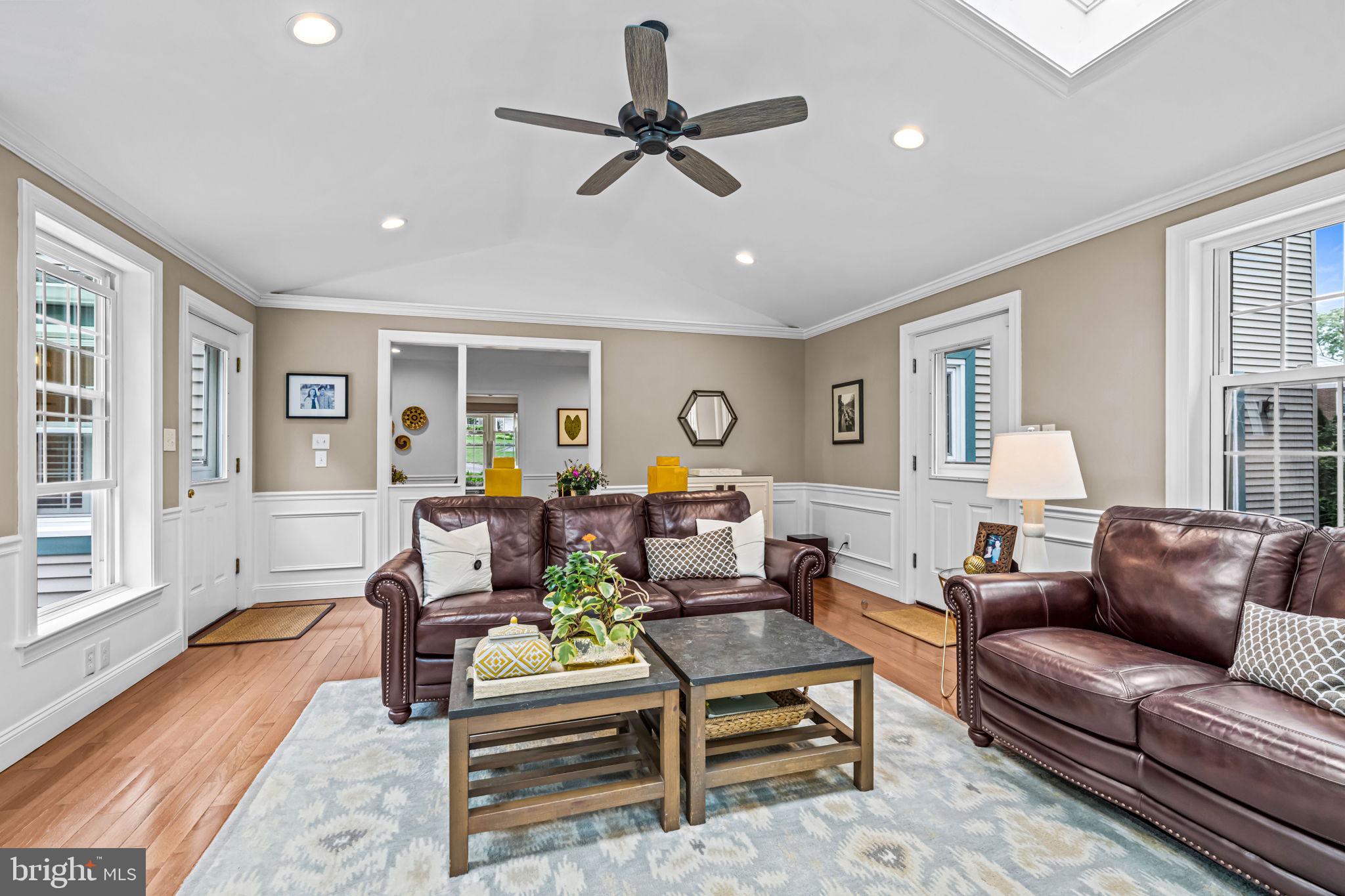 363 Colket Lane Wayne, PA 19087 - Photo 22 of 52 a living room with furniture a ceiling fan and a rug