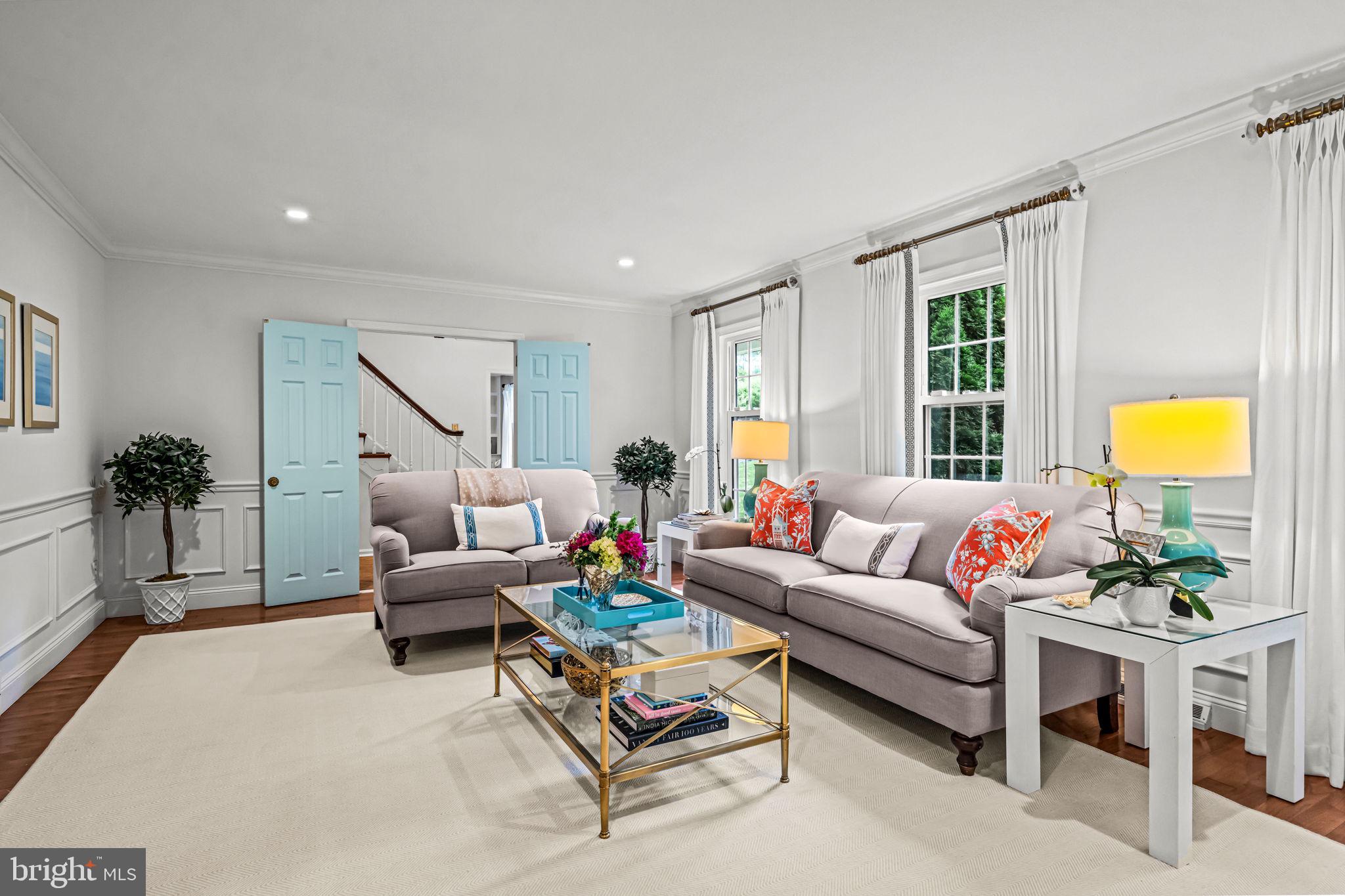 363 Colket Lane Wayne, PA 19087 - Photo 8 of 52 a living room with furniture and a potted plant