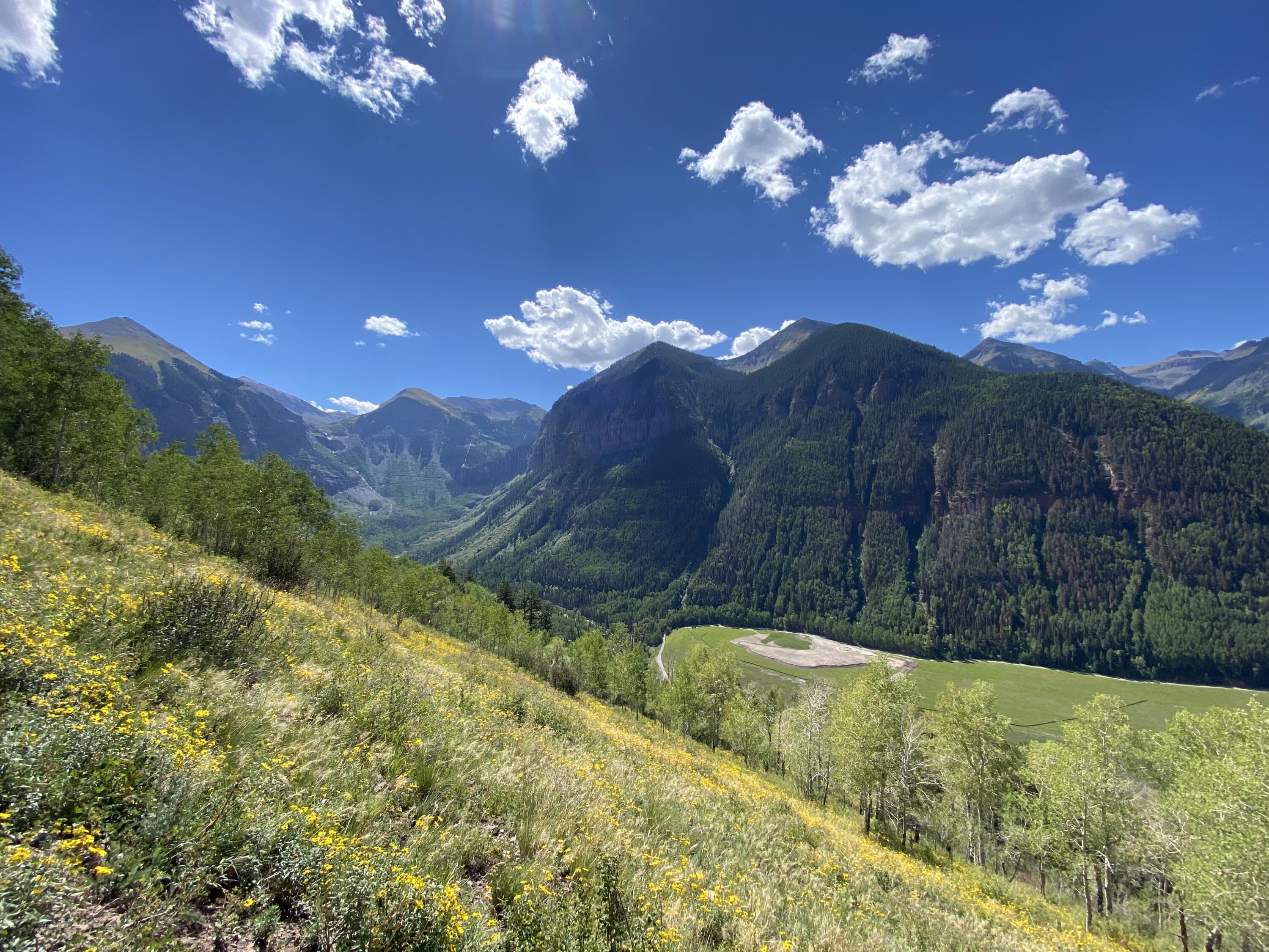 13885 Tomboy Road Telluride, CO 81435 - Photo 19 of 29 a view of a house with a yard