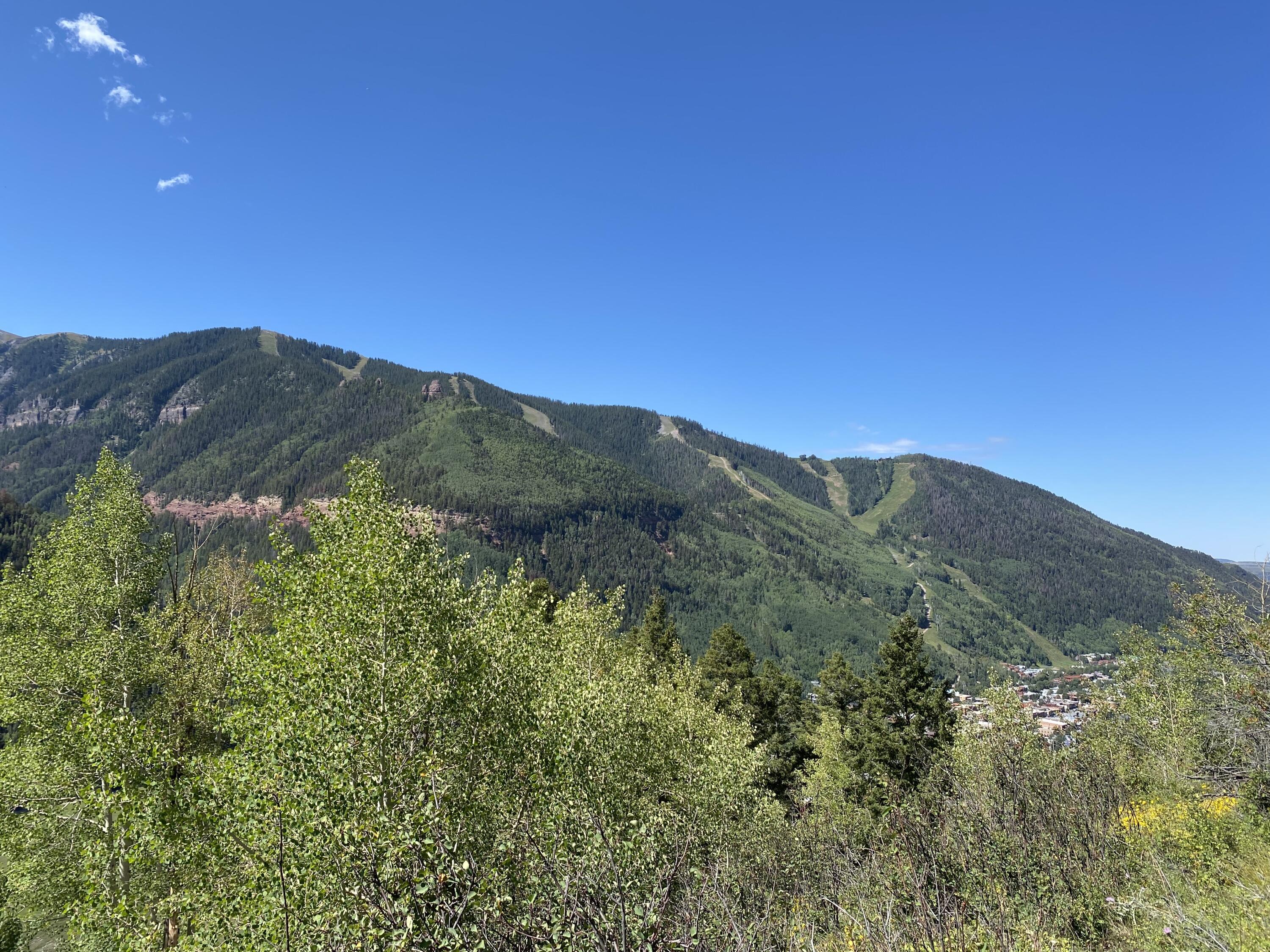 13885 Tomboy Road Telluride, CO 81435 - Photo 22 of 29 a view of a mountain range with a lush green forest