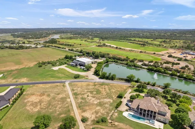 a view of a city with an ocean