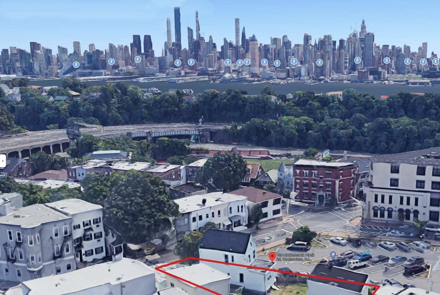 115-117 Hackensack Plank Road Weehawken, NJ 07086 - Photo 19 of 43 a picture of city view