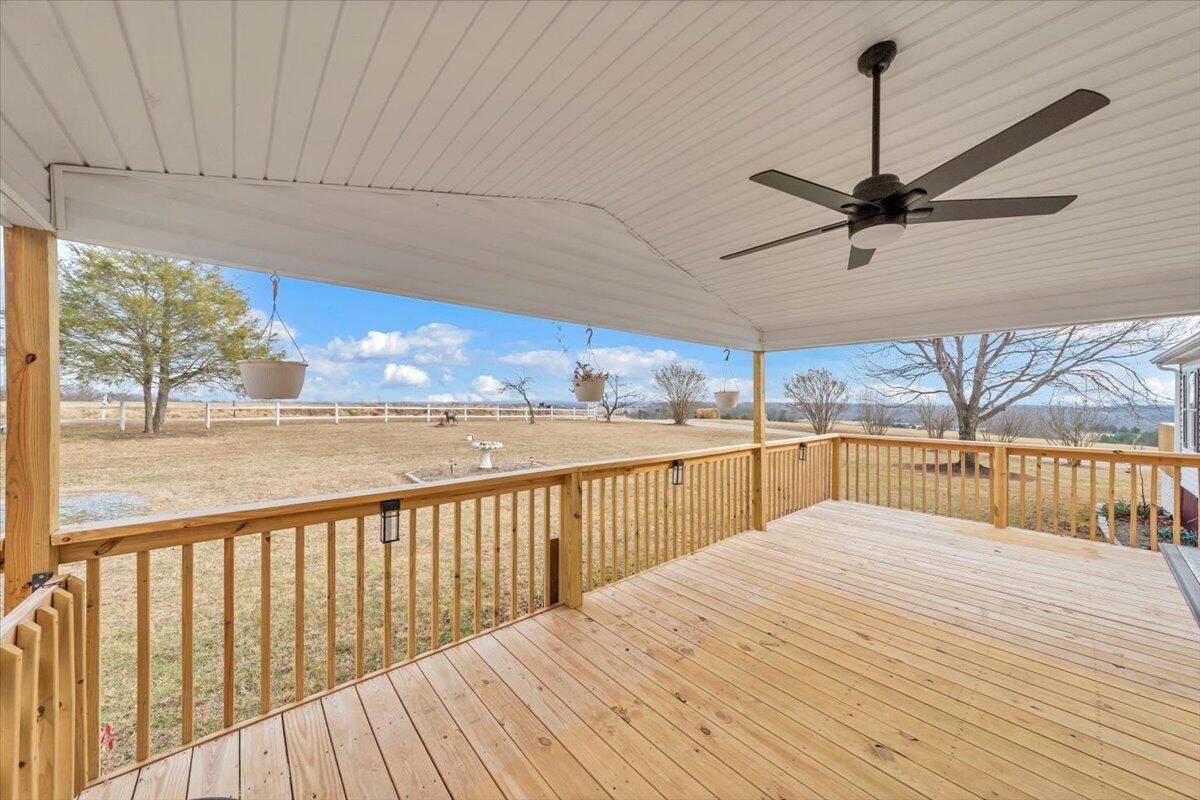 1421 Mob Creek Road Bedford, VA 24523 - Photo 2 of 44 a view of balcony with wooden floor