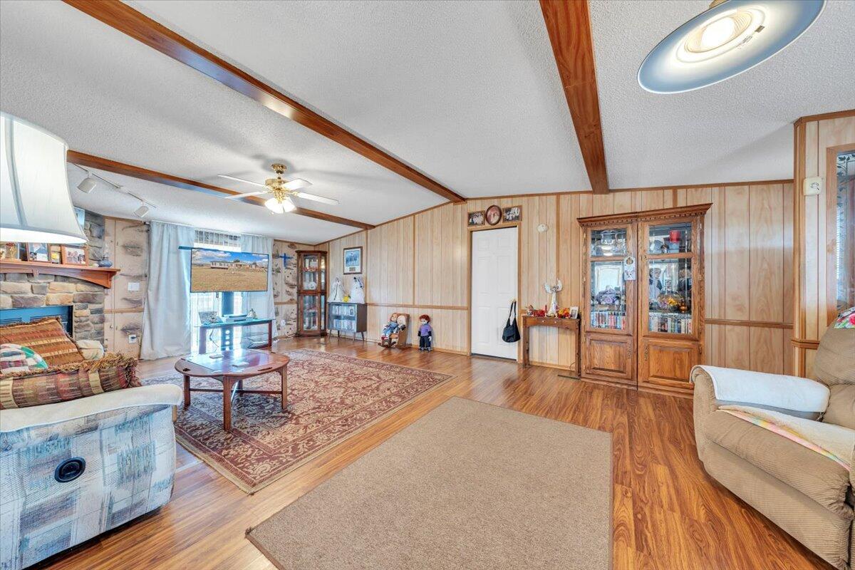 1421 Mob Creek Road Bedford, VA 24523 - Photo 6 of 44 a living room with furniture and a wooden floor