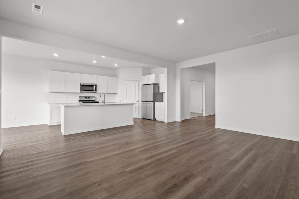 290 Snowdrop Lane Elgin, IL 60124 - Photo 21 of 30 a view of kitchen with wooden floor and electronic appliances