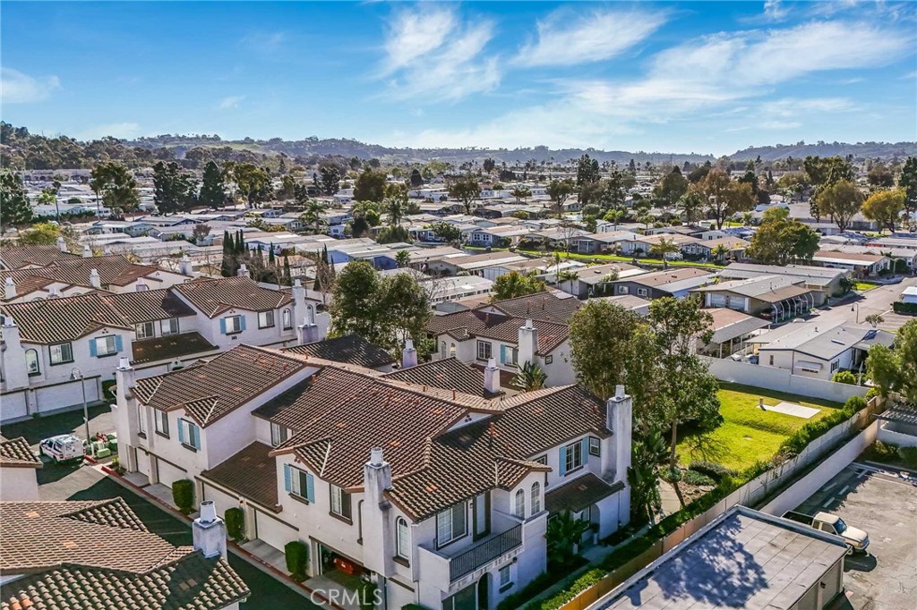 310 Sunset Way, Unit 5 Oceanside, CA 92058 - Photo 38 of 41 an aerial view of residential houses with outdoor space