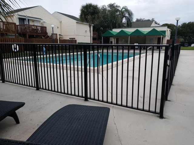 a view of a roof deck