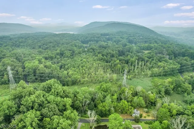 a view of a green field with lots of bushes