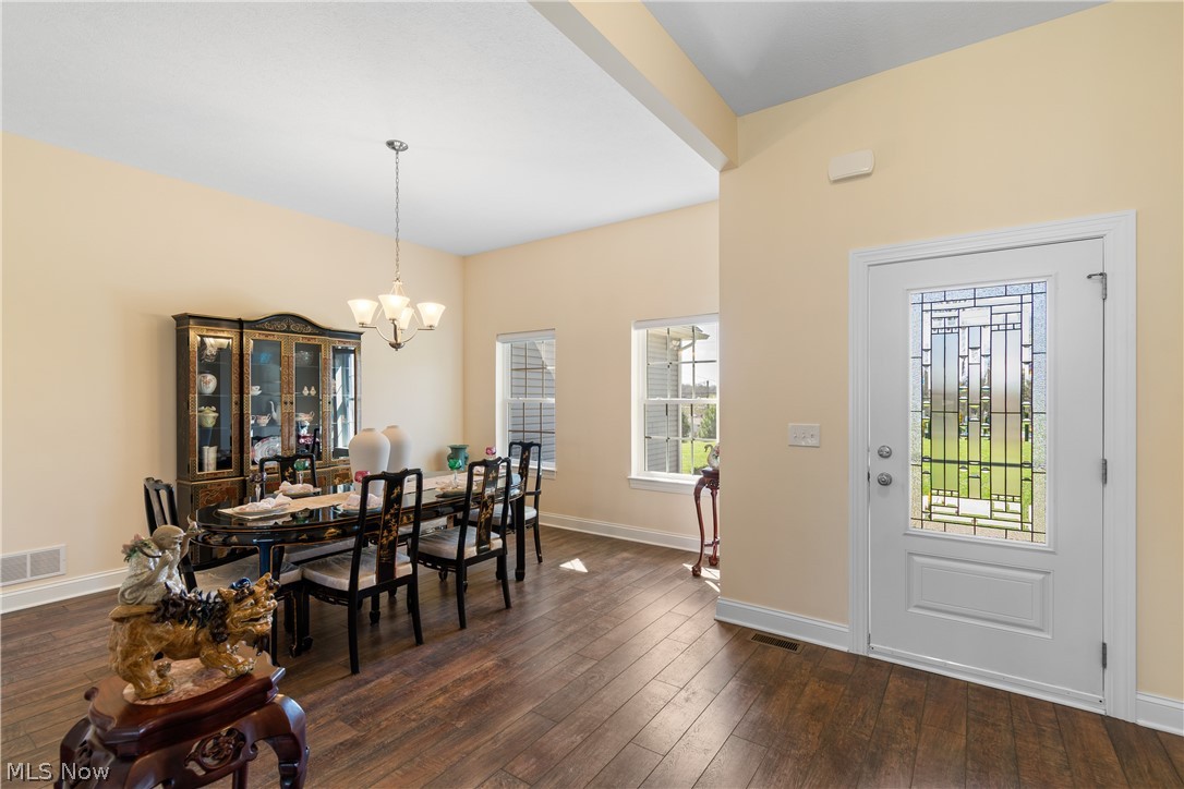 535 East Caston Road Green, OH 44685 - Photo 13 of 44 formal dining area, front door and office to the right (not in this photo)