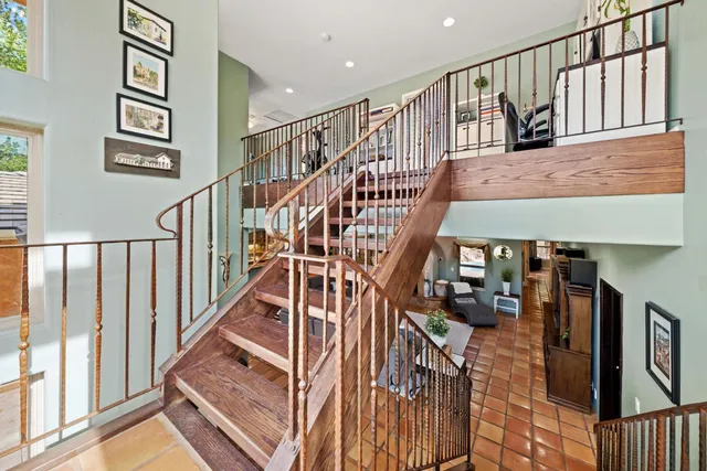 a kitchen with a stove and a sink