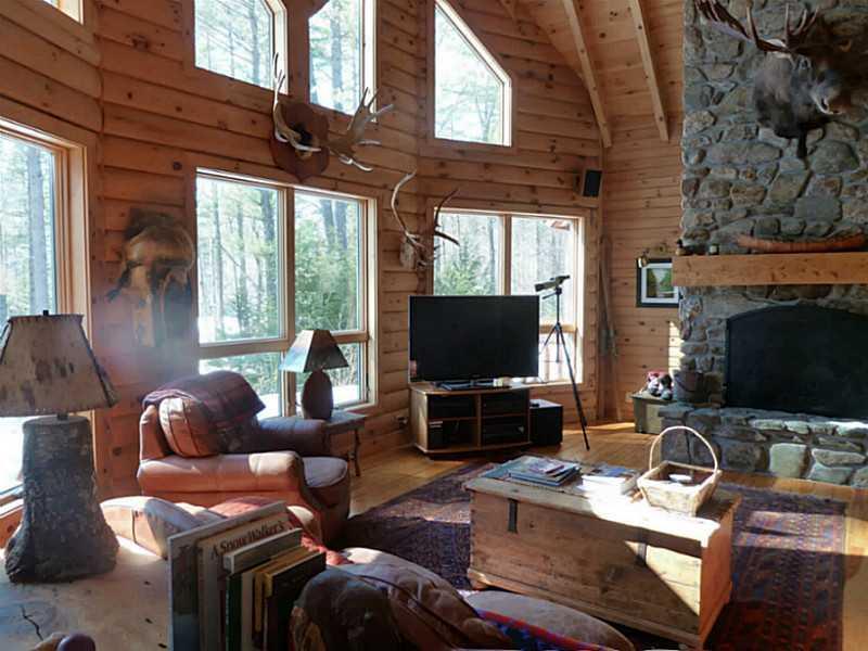 10 Mason's Cove Road Lovell, ME 04051 - Photo 33 of 34 1st Floor Plan. Oversized windows...