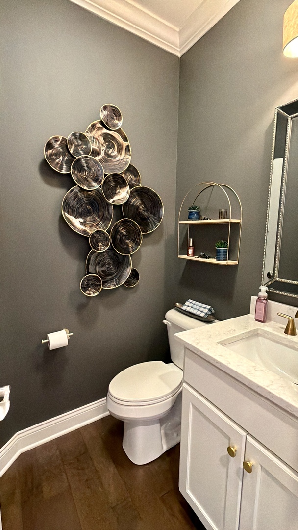 400 Constitution Boulevard Monticello, IL 61856 - Photo 26 of 58 a bathroom with a sink a toilet and a mirror