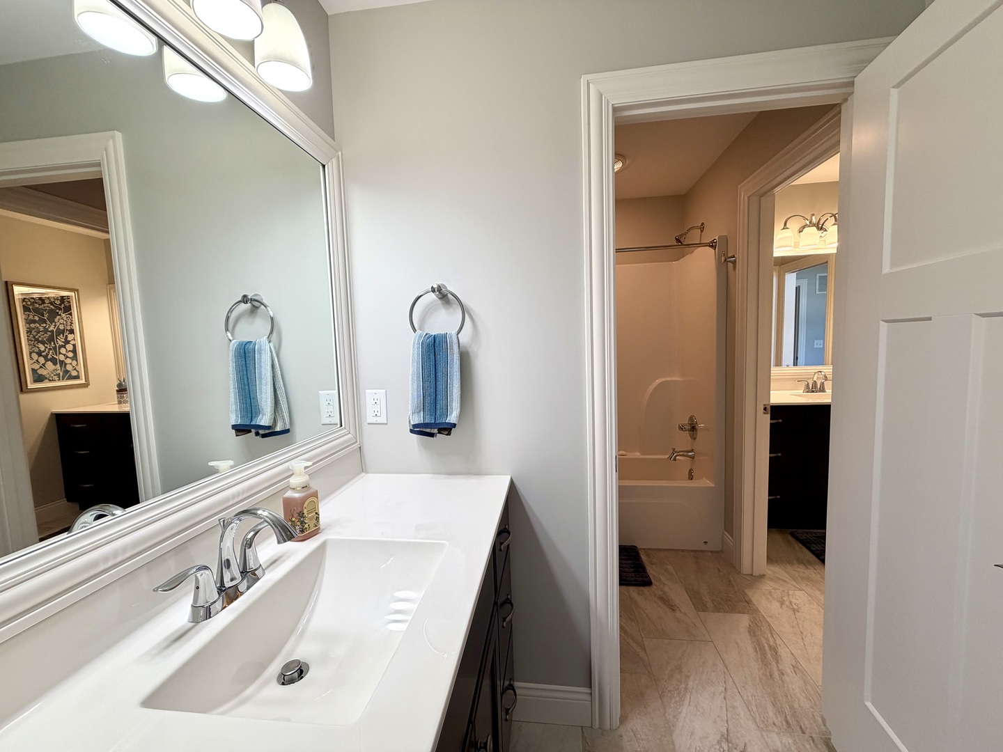 400 Constitution Boulevard Monticello, IL 61856 - Photo 41 of 58 a bathroom with a sink and a mirror