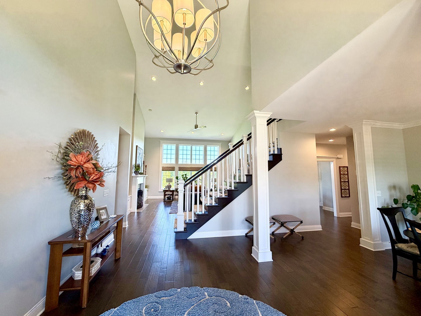 400 Constitution Boulevard Monticello, IL 61856 - Photo 9 of 58 a view of entryway livingroom and hall with wooden floor