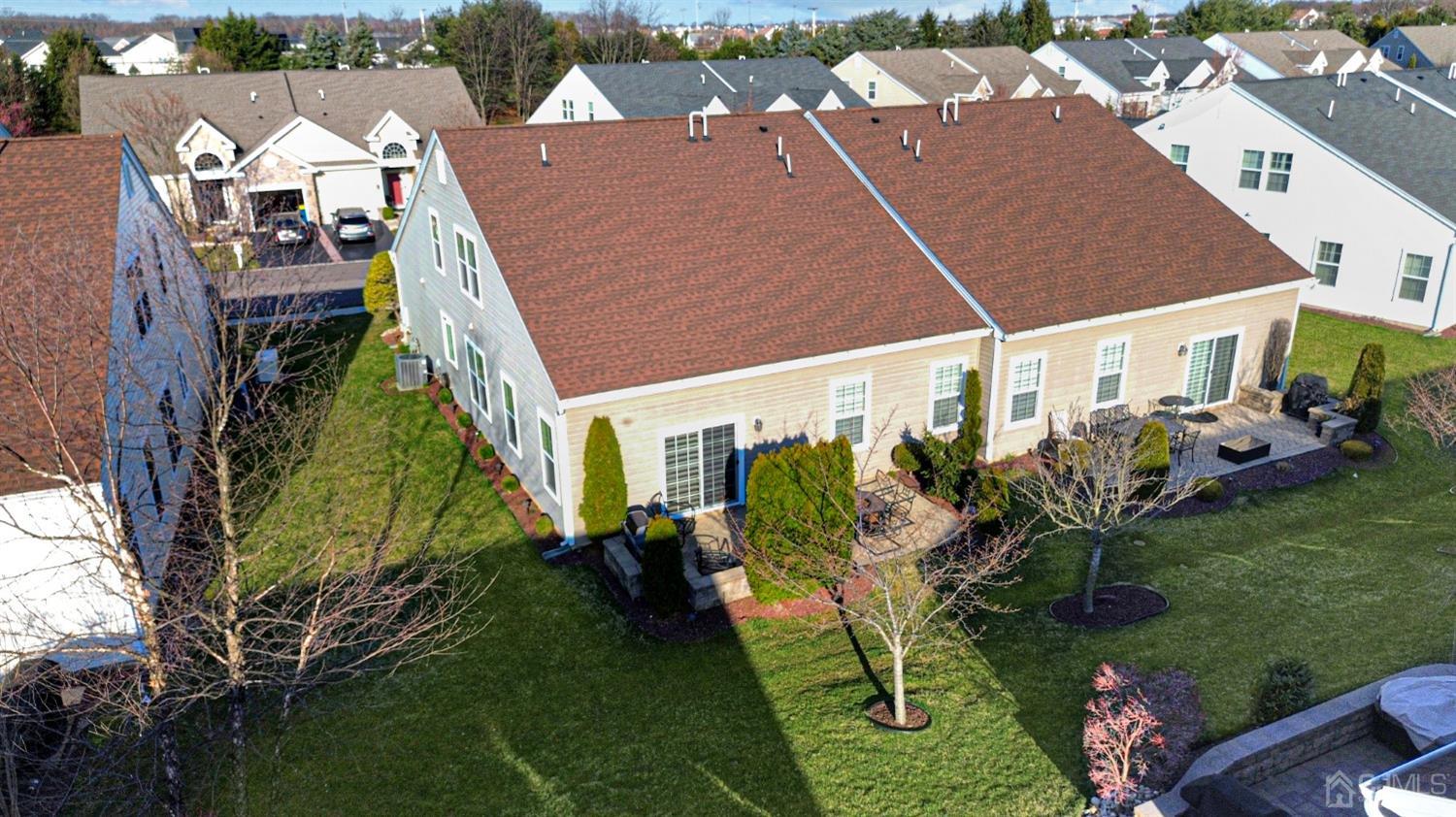 35 Diamond Spring Drive Monroe Township, NJ 08831 - Photo 29 of 32 a aerial view of a house with garden