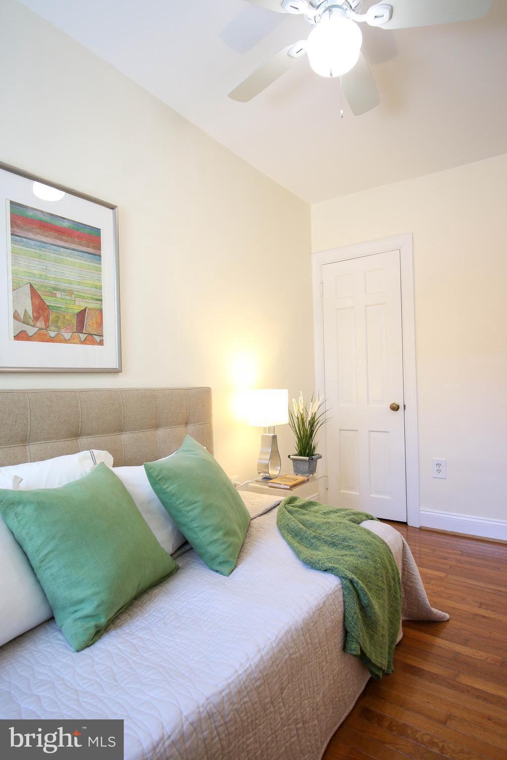 103 17th Street Southeast Washington, DC 20003 - Photo 20 of 26 a bedroom with a bed and a painting on the wall