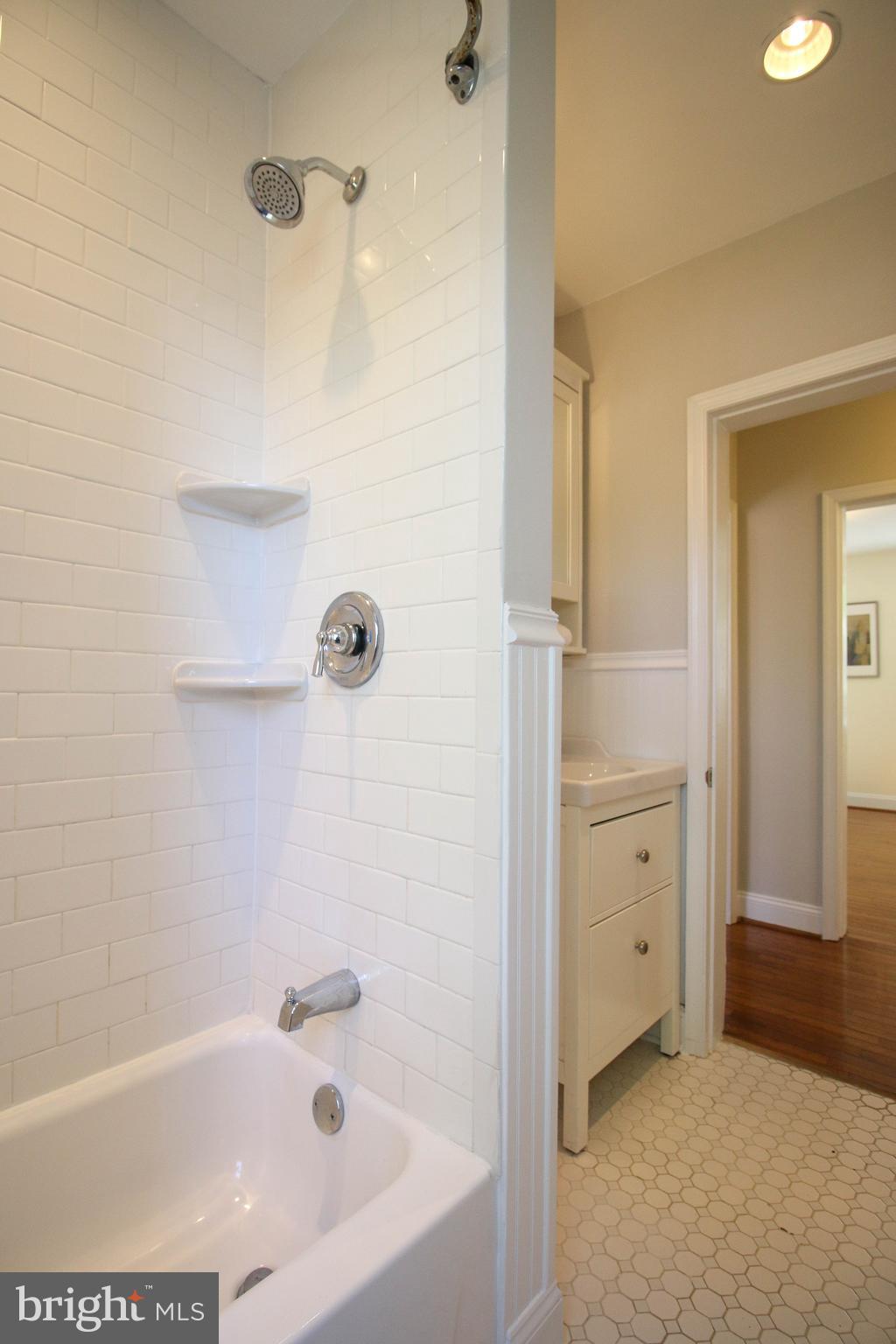 103 17th Street Southeast Washington, DC 20003 - Photo 23 of 26 a bathroom with a bathtub and a shower