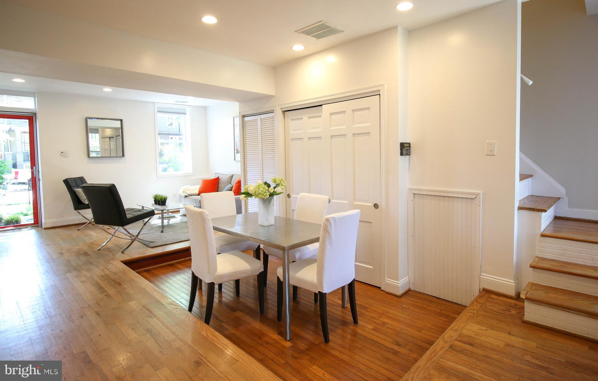 103 17th Street Southeast Washington, DC 20003 - Photo 7 of 26 a view of a dining room with furniture and wooden floor