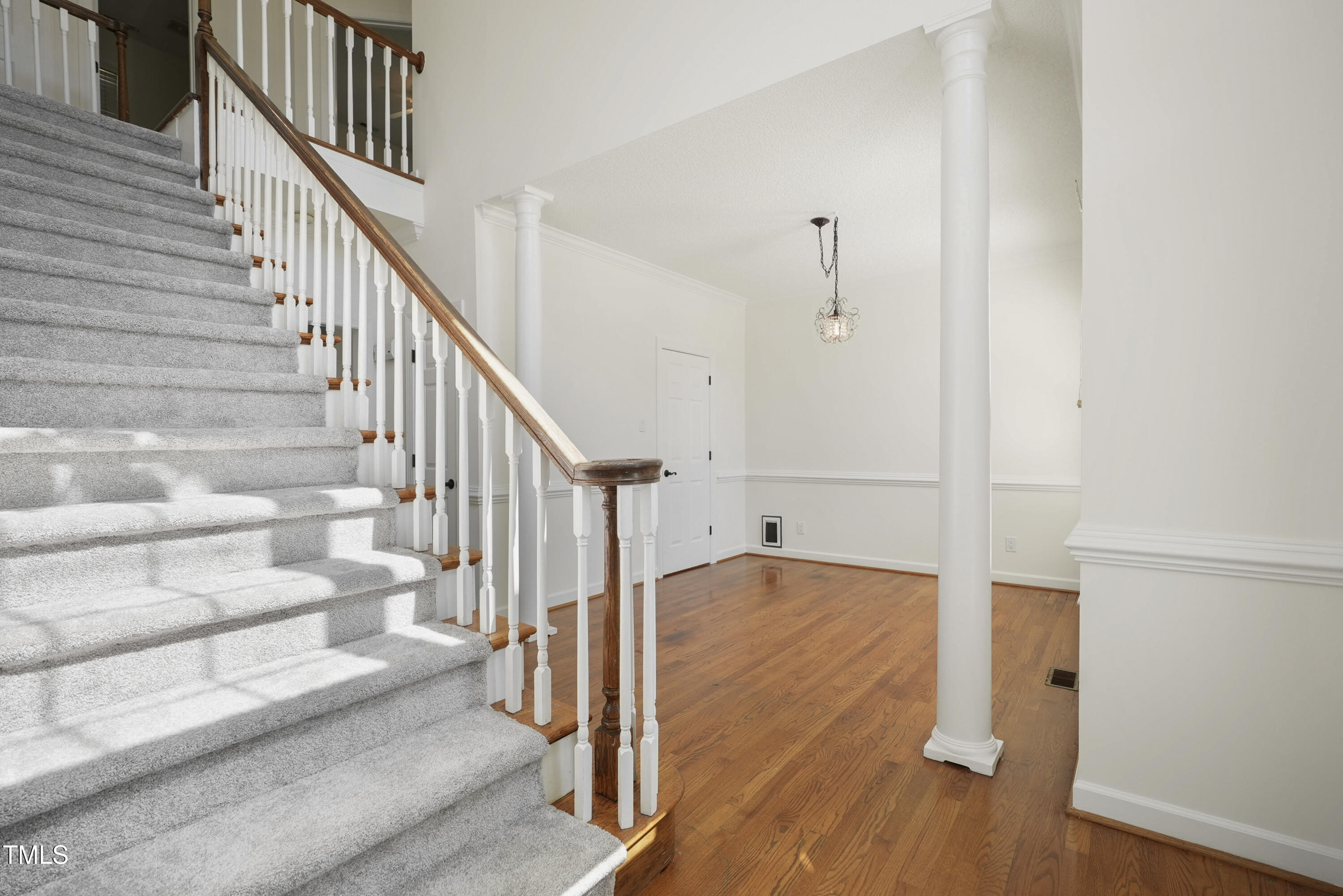 1010 Warren Road Erwin, NC 28339 - Photo 13 of 54 a view of entryway and hall with wooden floor