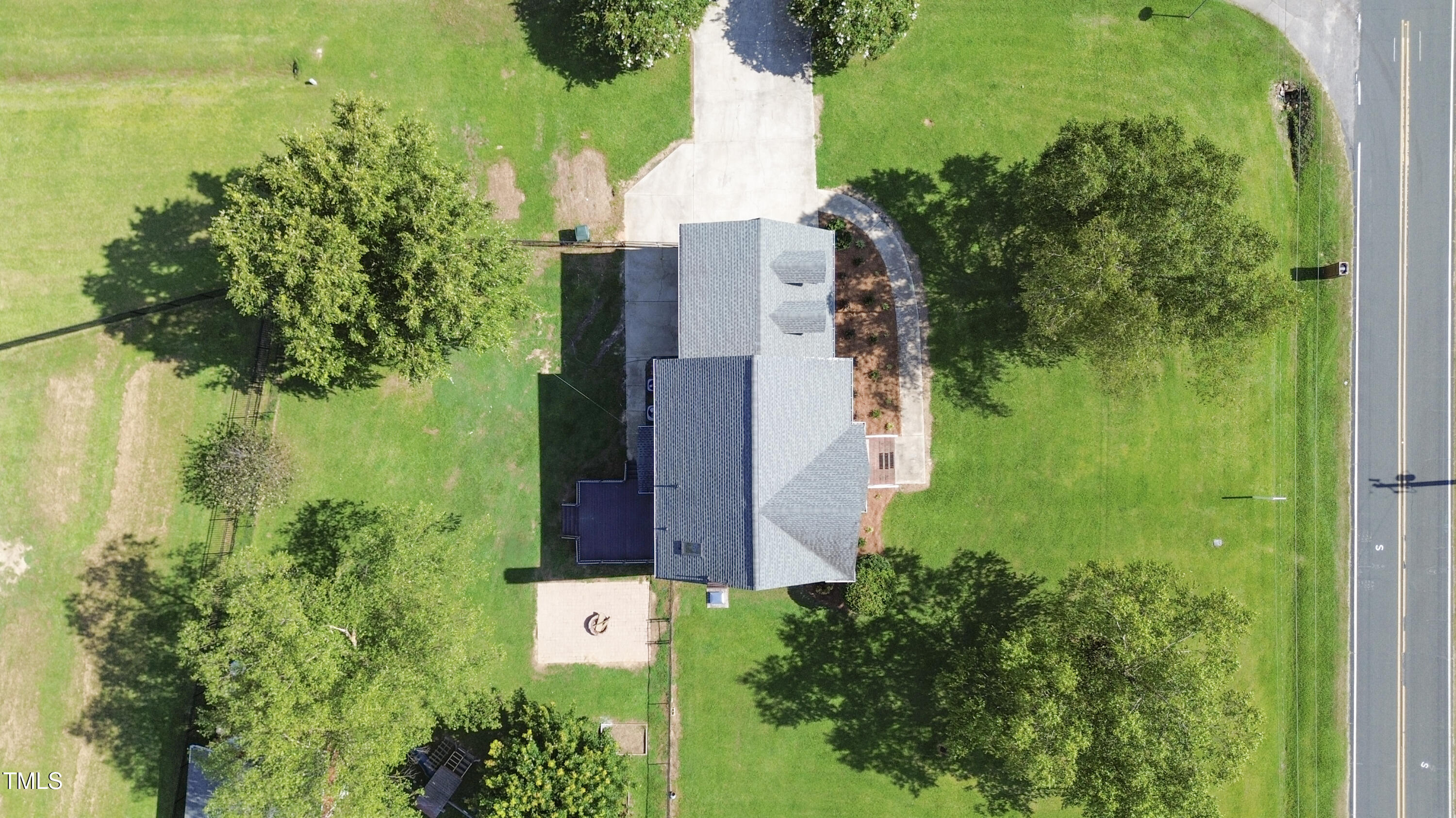 1010 Warren Road Erwin, NC 28339 - Photo 6 of 54 an aerial view of a house with a yard