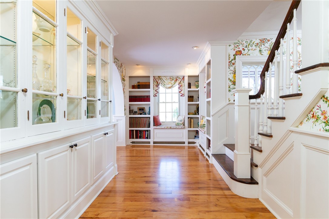 32 Broad Street Warren, RI 02885 - Photo 26 of 45 First floor library/stairwell