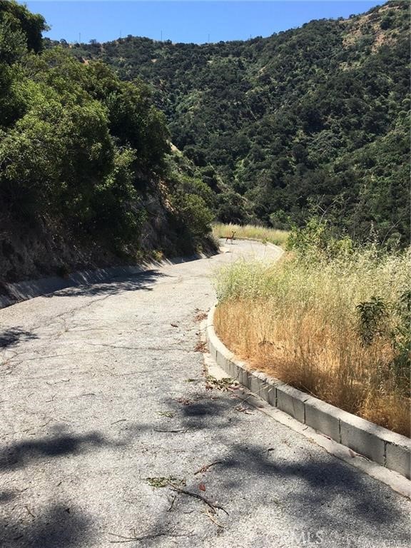 0 Dragonfly Street Glendale, CA 91206 - Photo 3 of 7 a view of a yard with snow on the road