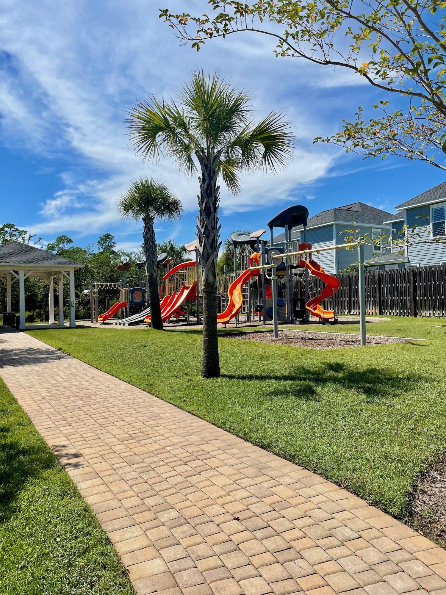 184 South Zander Way Santa Rosa Beach, FL 32459 - Photo 28 of 36 a view of a park with a house in the background