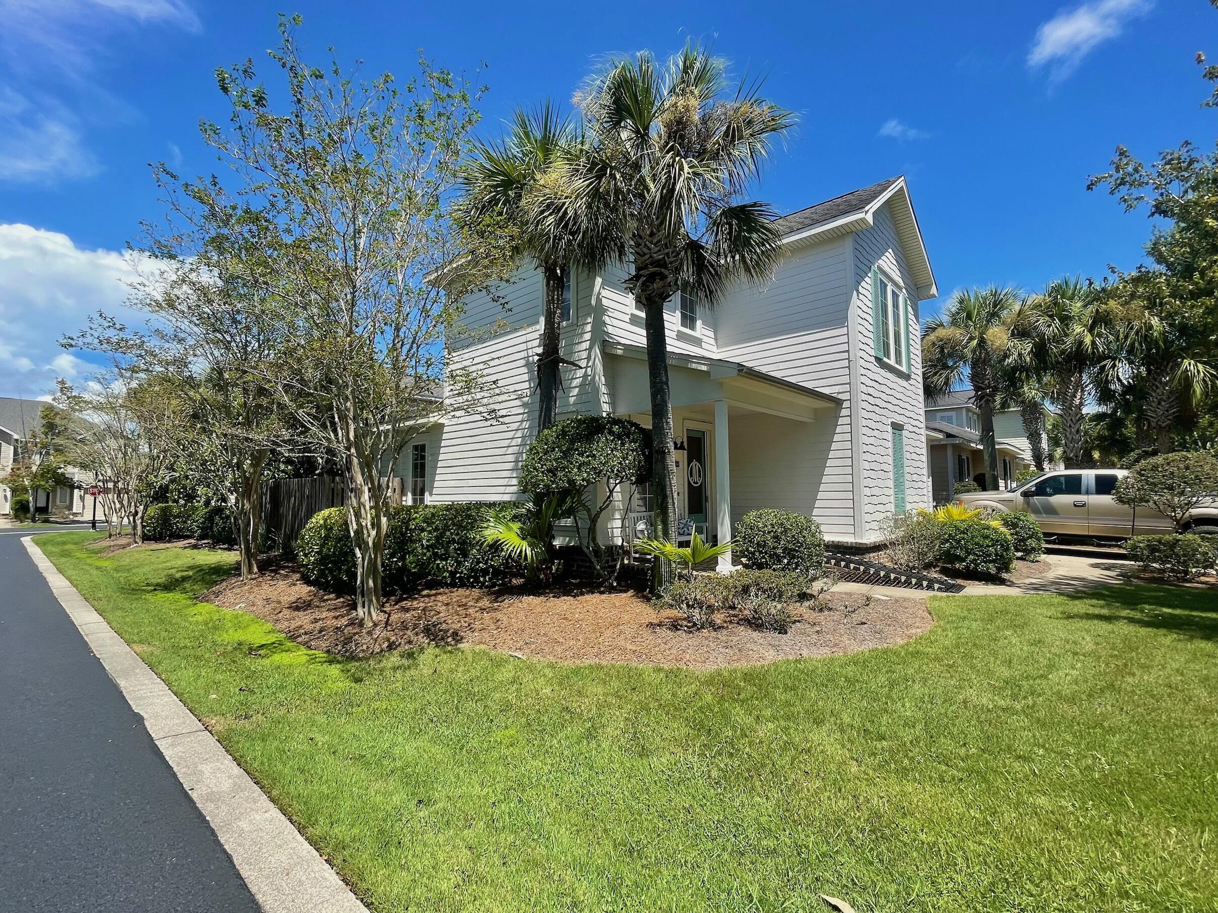 184 South Zander Way Santa Rosa Beach, FL 32459 - Photo 35 of 36 a front view of a house with a yard