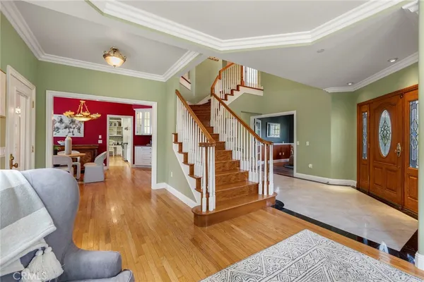 a view of front door of house
