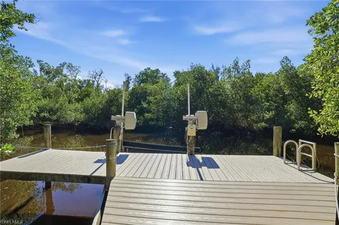 a park view with a lake view