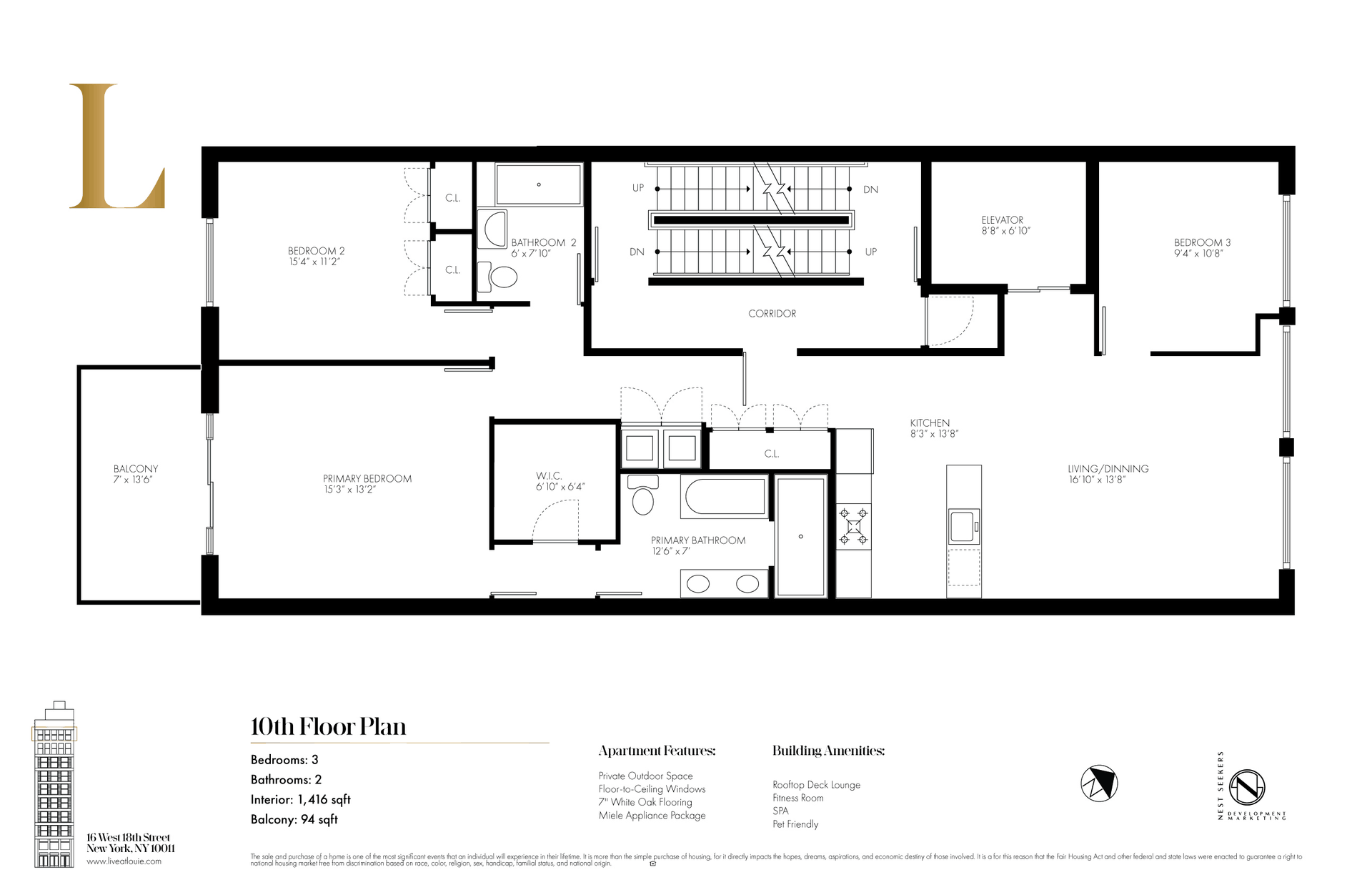 16 West 18th Street, Unit PH10 Manhattan, NY 10011 - Photo 18 of 19