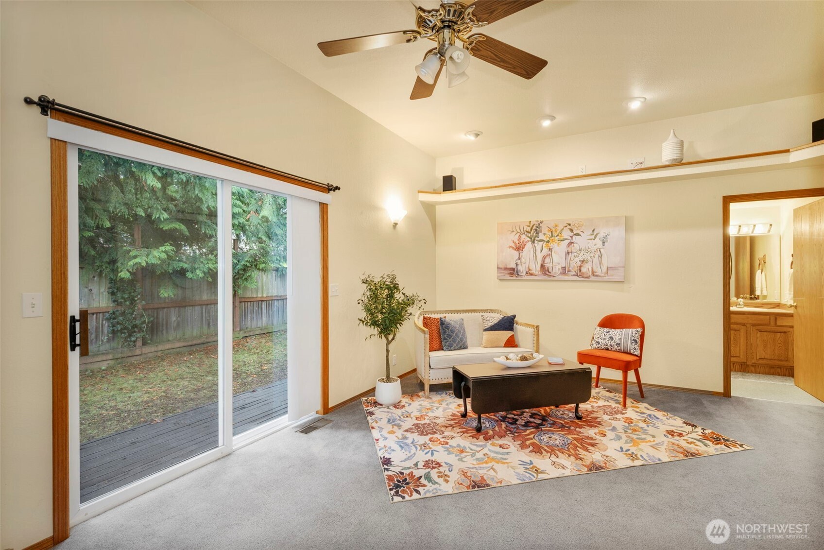 26388 Ansell Road Northwest Poulsbo, WA 98370 - Photo 13 of 37 a living room with furniture and a large window