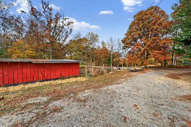 a childrens park with trees